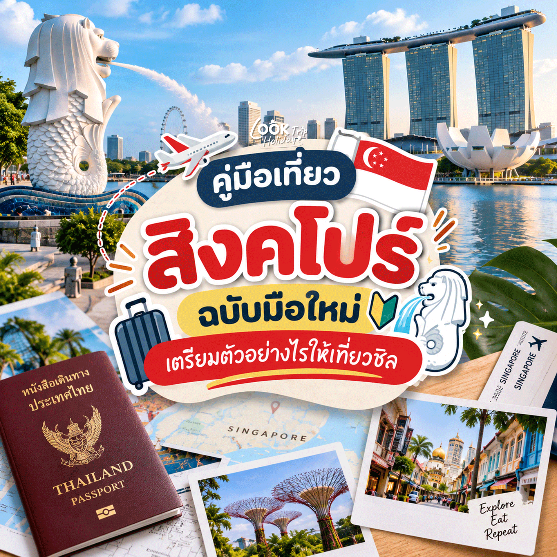 🇸🇬 คู่มือเที่ยวสิงคโปร์ฉบับมือใหม่ : เตรียมตัวอย่างไรให้เที่ยวชิล ไร้กังวล ในงบและเวลาที่ลงตัว!