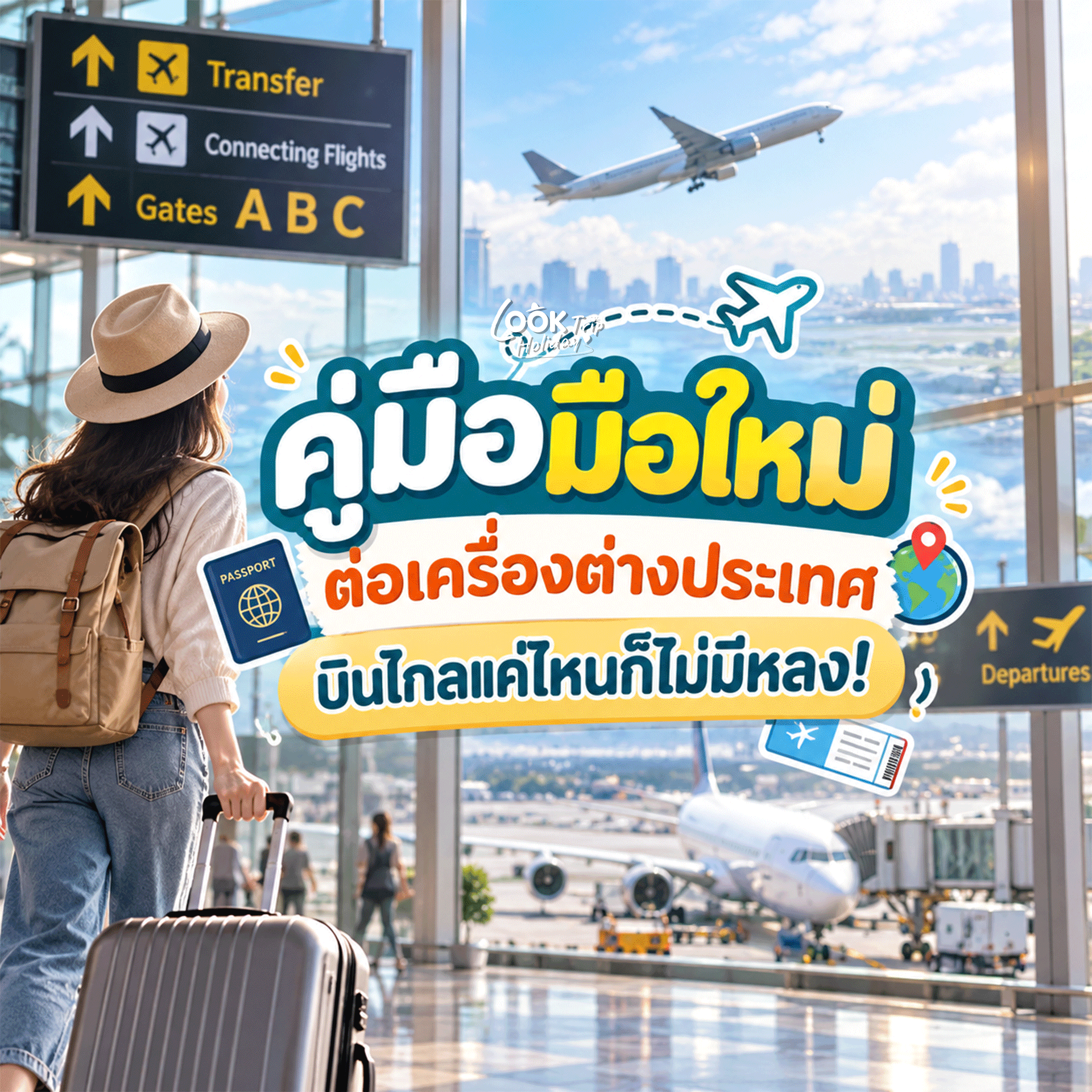 ✈️ คู่มือมือใหม่ต่อเครื่องต่างประเทศ : ทริกเปลี่ยนไฟลต์ฉบับมือโปร บินไกลแค่ไหนก็ไม่มีหลง!